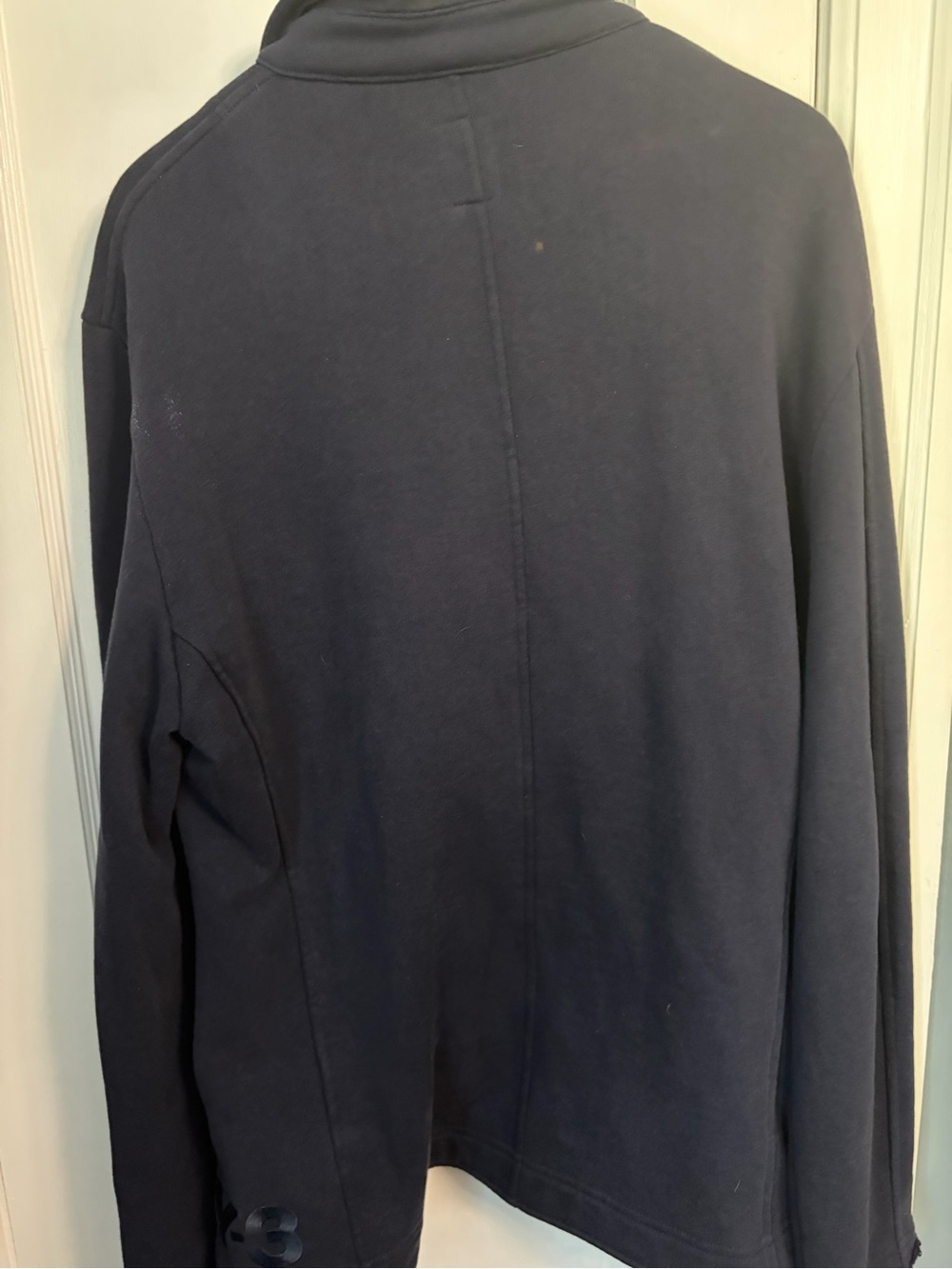 Y-3 Men's Navy Button-Front Jacket - Picture 7 of 14